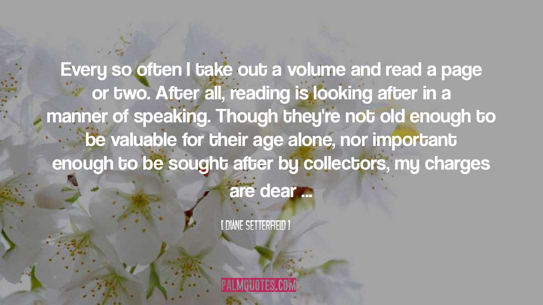 Not Old Enough quotes by Diane Setterfield