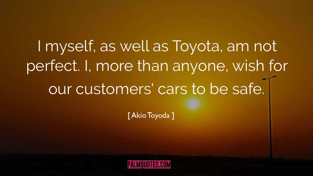 Not Perfect quotes by Akio Toyoda