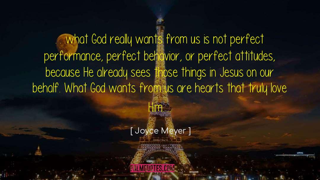 Not Perfect quotes by Joyce Meyer