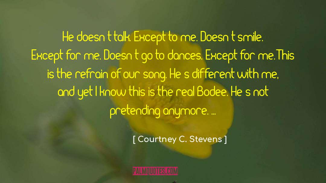 Not Pretending quotes by Courtney C. Stevens