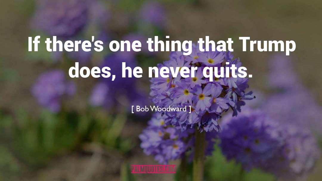 Not Quitting quotes by Bob Woodward