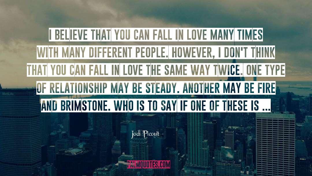 Not Ready To Fall In Love quotes by Jodi Picoult