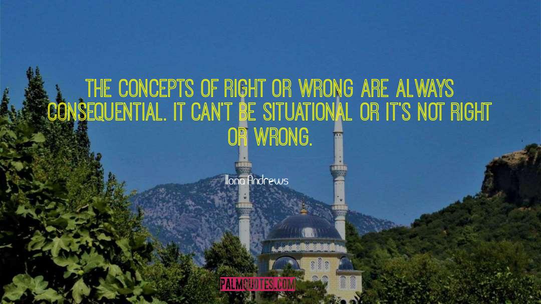 Not Right Or Wrong quotes by Ilona Andrews