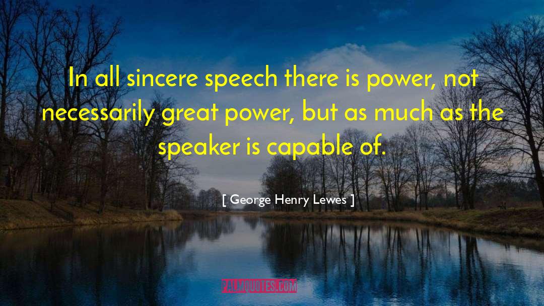 Not Sincere quotes by George Henry Lewes