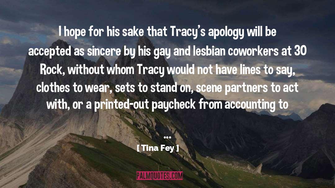 Not Sincere quotes by Tina Fey