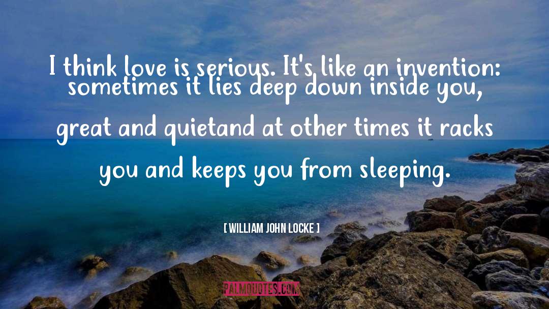 Not Sleeping quotes by William John Locke
