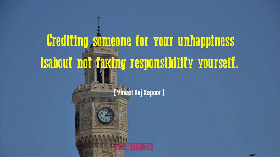 Not Taking Responsibility quotes by Vineet Raj Kapoor