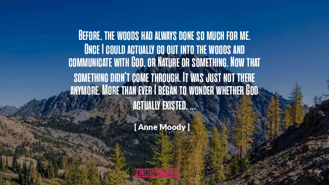 Not There quotes by Anne Moody