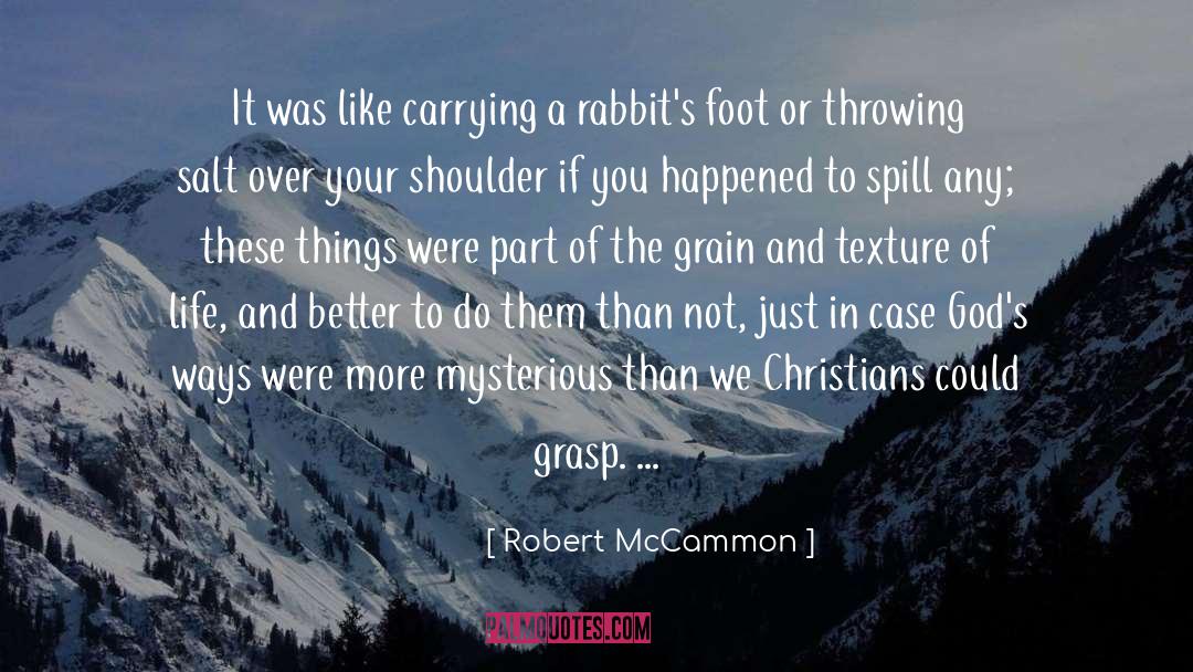 Not Throwing In The Towel quotes by Robert McCammon