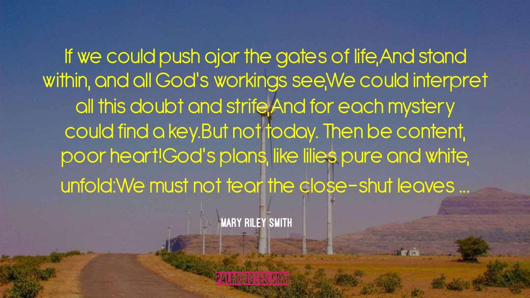 Not Today quotes by Mary Riley Smith