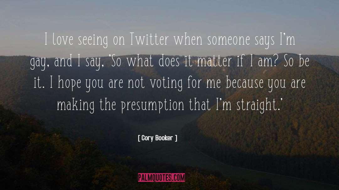 Not Voting quotes by Cory Booker