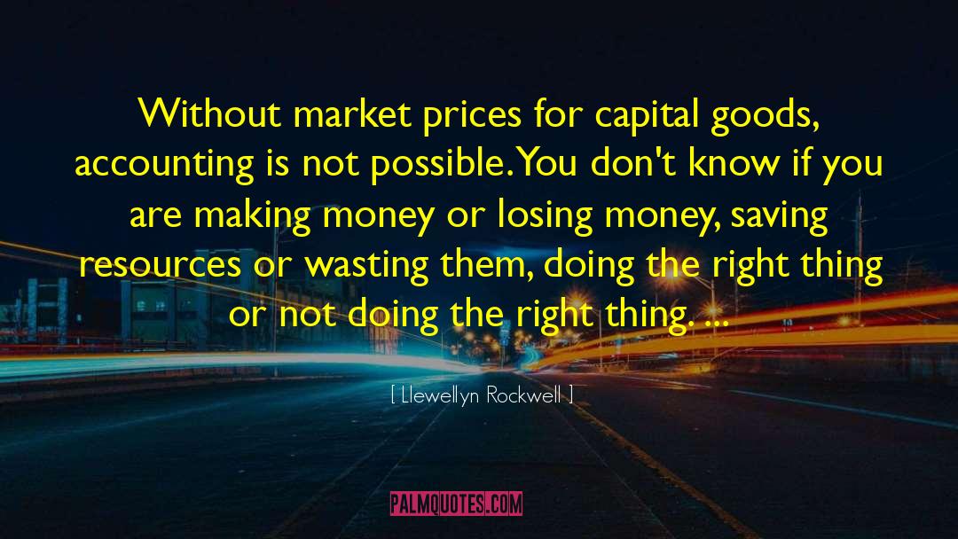 Not Wasting Time quotes by Llewellyn Rockwell