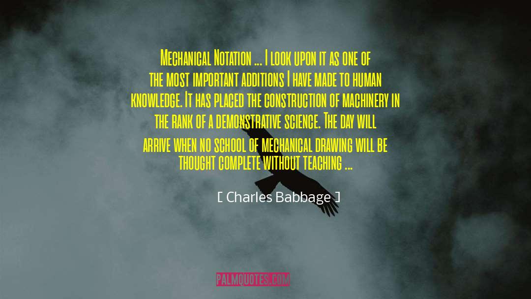 Notation quotes by Charles Babbage