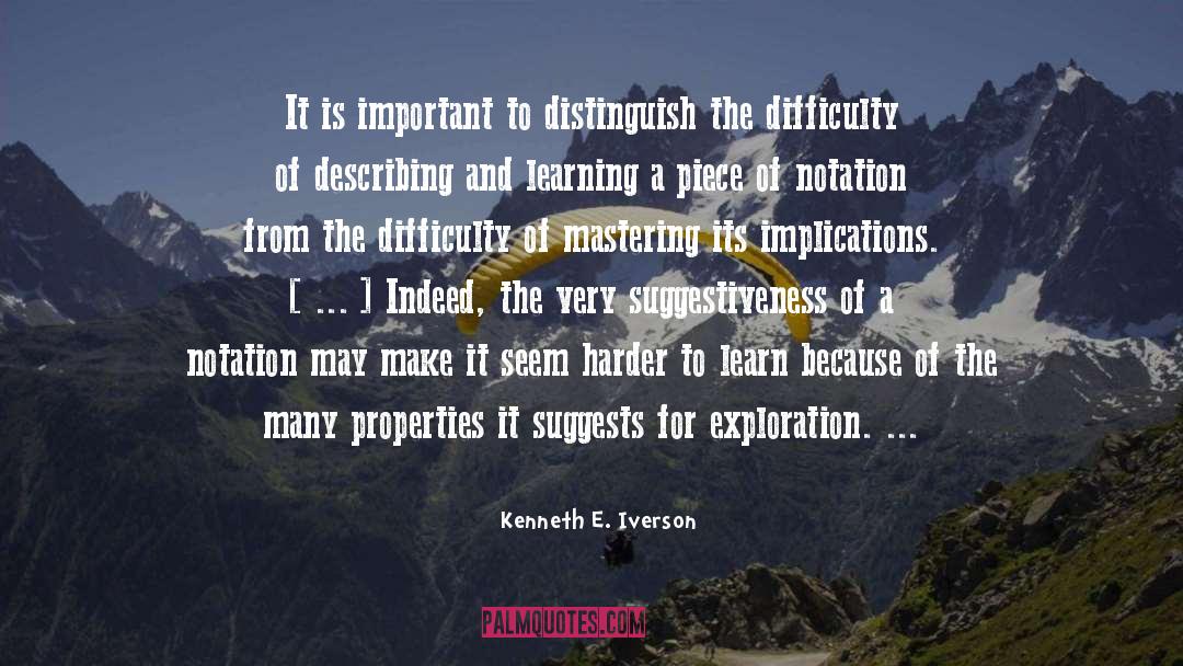 Notation quotes by Kenneth E. Iverson