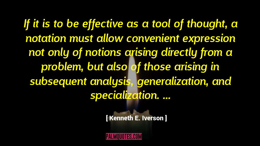 Notation quotes by Kenneth E. Iverson