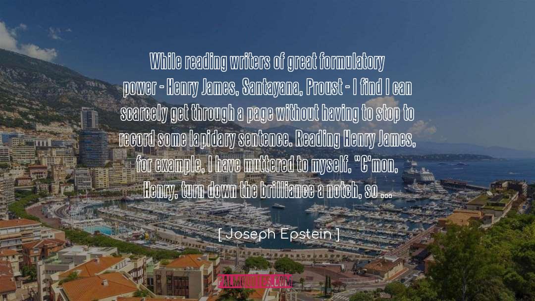 Notches quotes by Joseph Epstein