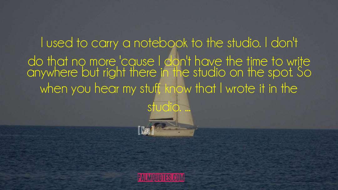 Notebook Memorable quotes by Nas