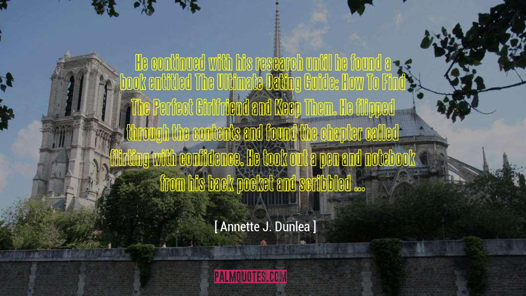 Notebook quotes by Annette J. Dunlea