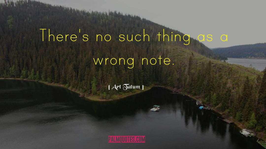 Notes Music quotes by Art Tatum