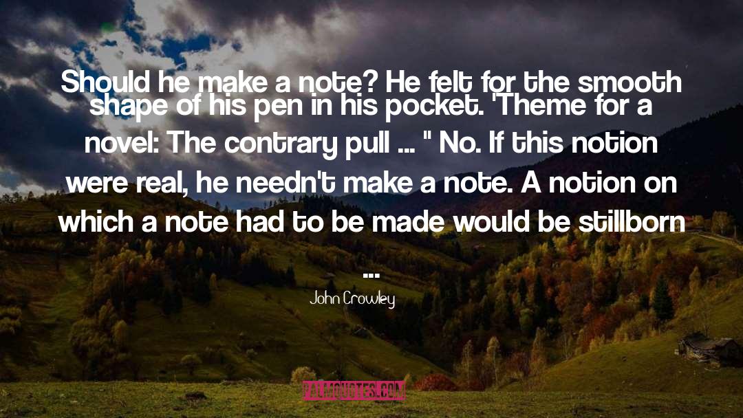 Notes Of A Crocodile quotes by John Crowley