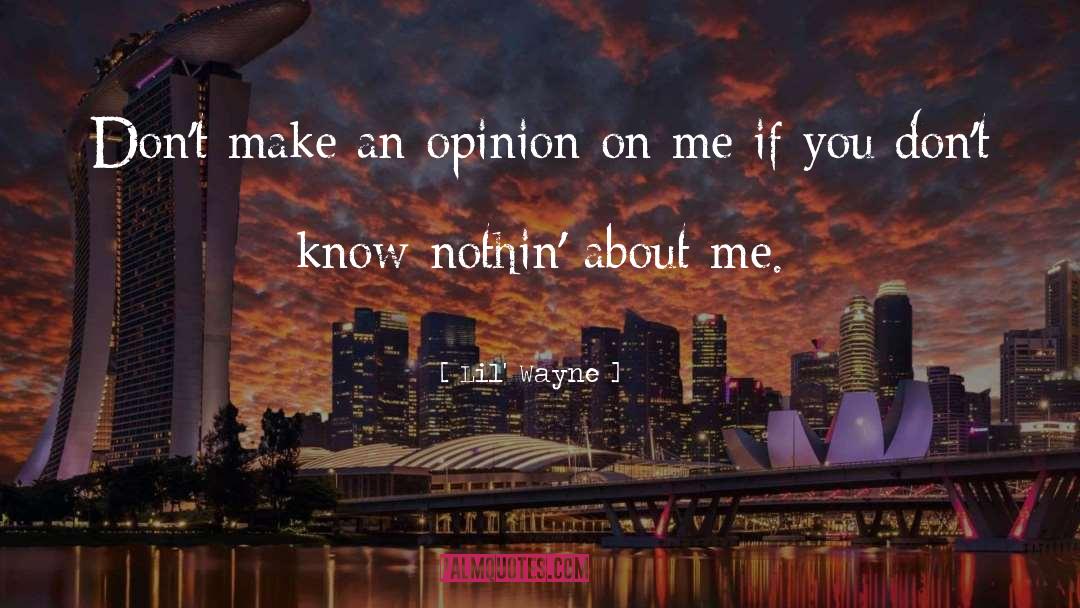 Nothin quotes by Lil' Wayne