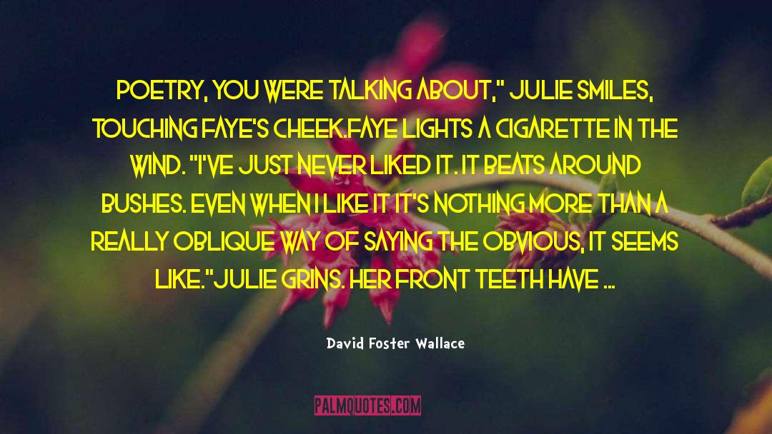 Nothing Beats Family quotes by David Foster Wallace