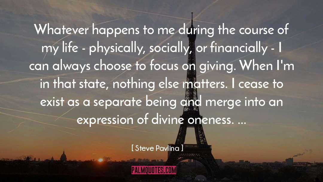 Nothing Else Matters quotes by Steve Pavlina