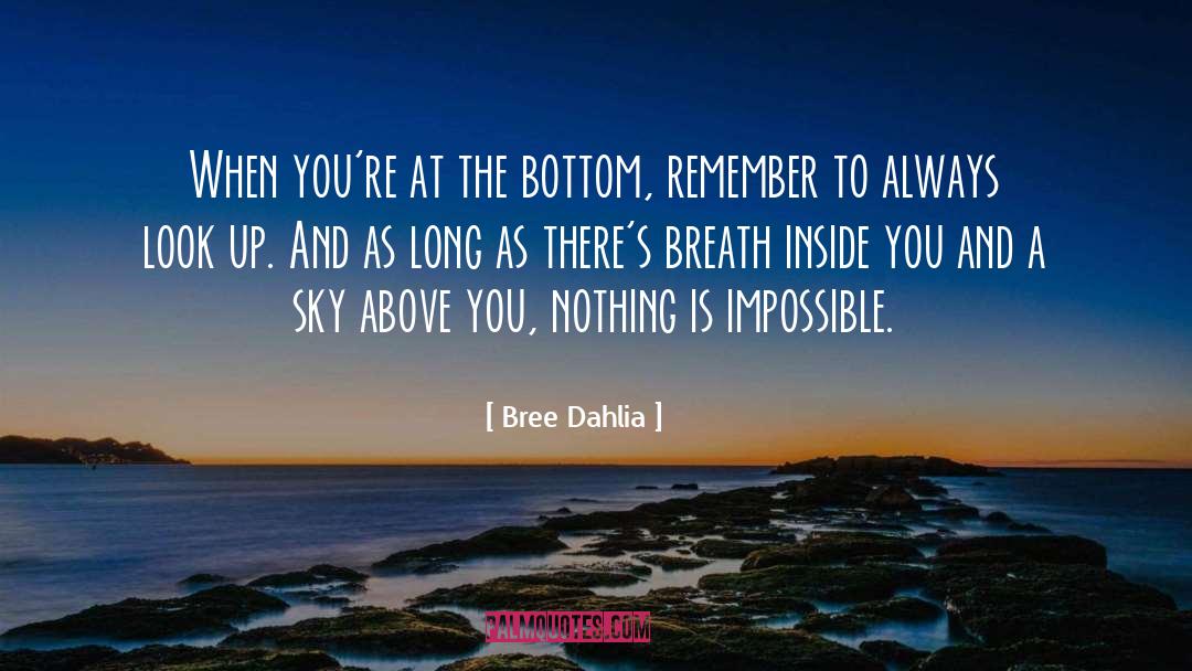 Nothing Is Impossible quotes by Bree Dahlia