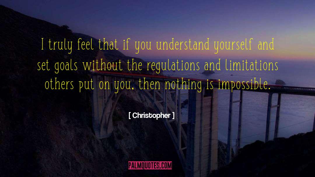 Nothing Is Impossible quotes by Christopher