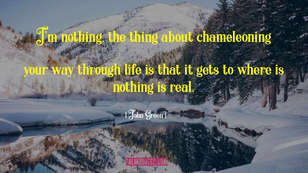 Nothing Is Real quotes by John Green