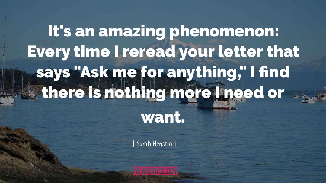 Nothing More quotes by Sarah Henstra