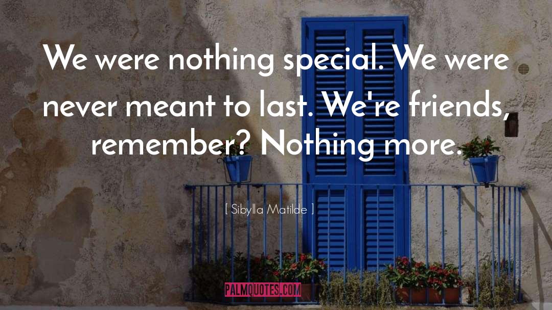 Nothing Special quotes by Sibylla Matilde