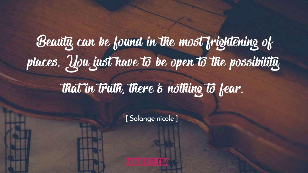 Nothing To Fear quotes by Solange Nicole