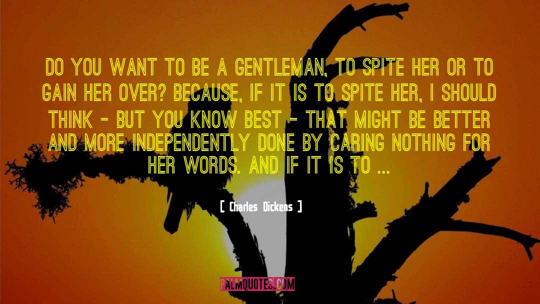 Nothing To Gain Or Lose quotes by Charles Dickens