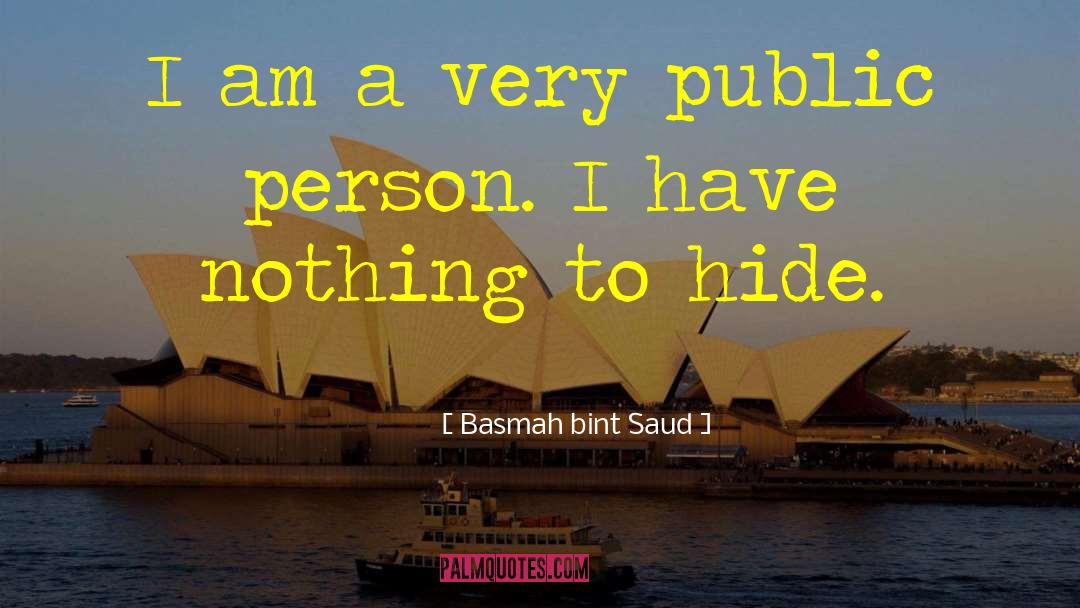 Nothing To Hide quotes by Basmah Bint Saud