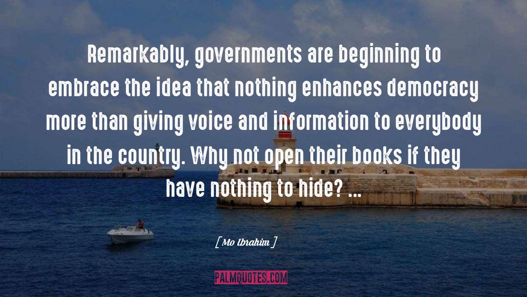 Nothing To Hide quotes by Mo Ibrahim
