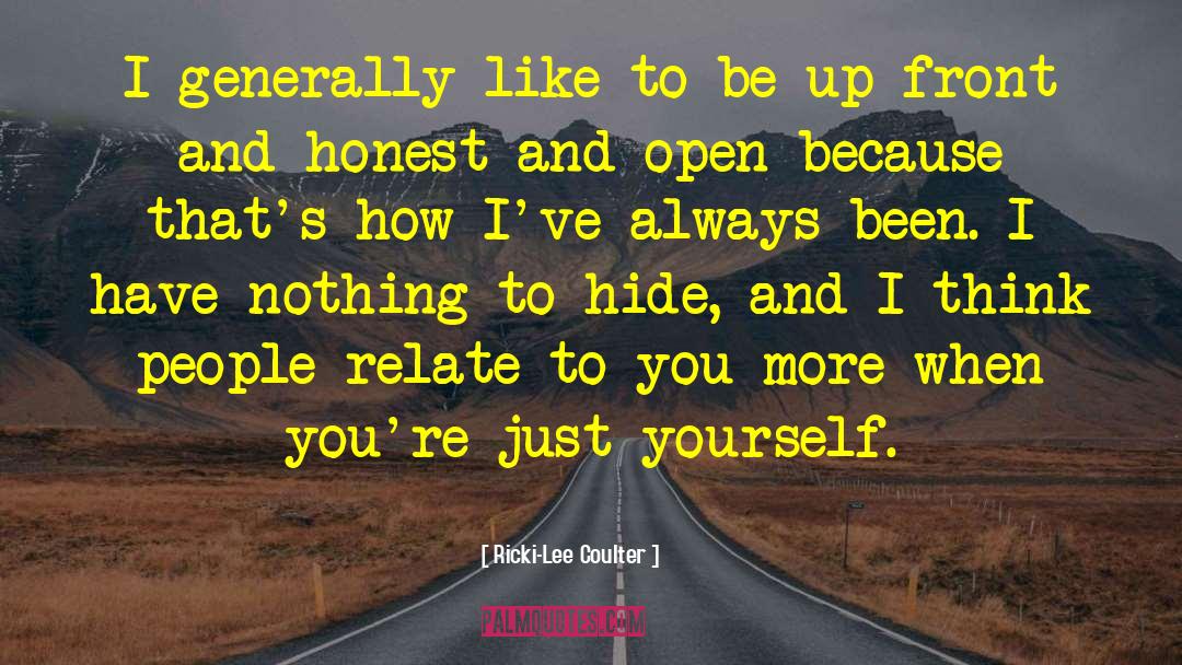 Nothing To Hide quotes by Ricki-Lee Coulter