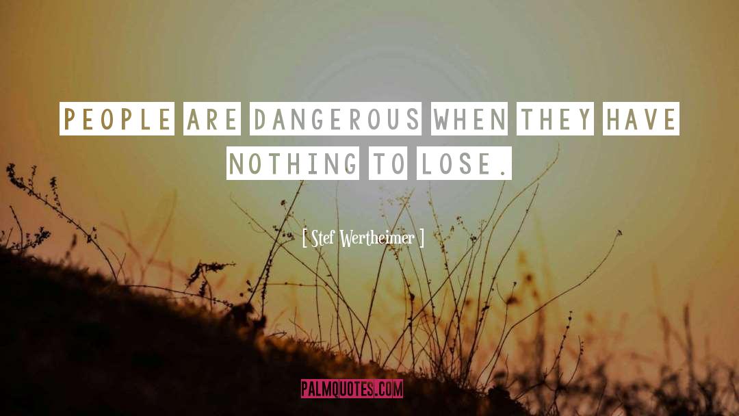 Nothing To Lose quotes by Stef Wertheimer