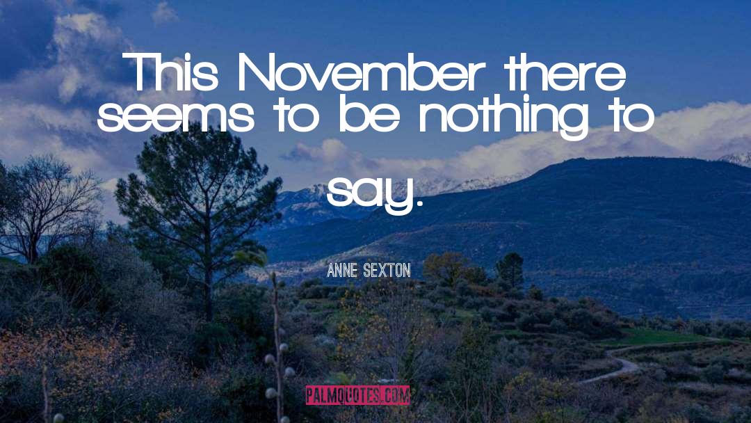 Nothing To Say quotes by Anne Sexton