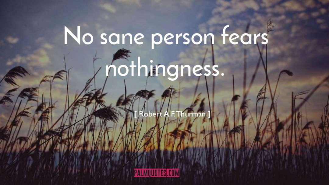 Nothingness quotes by Robert A.F. Thurman