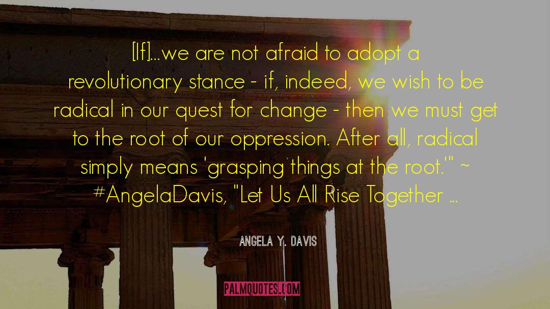 Noticing Things quotes by Angela Y. Davis