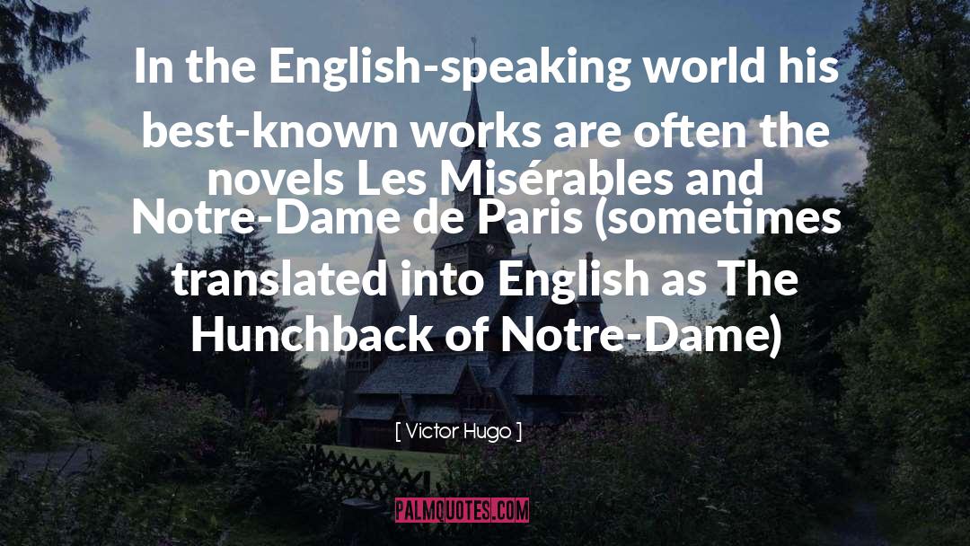 Notre Dame Football quotes by Victor Hugo