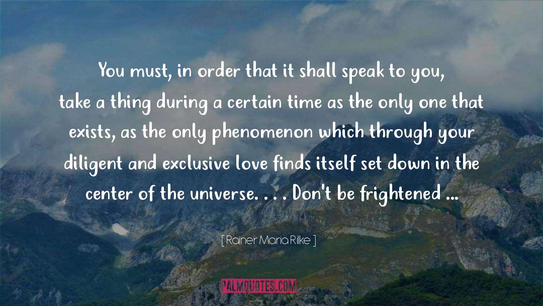 Nourish The Universe quotes by Rainer Maria Rilke