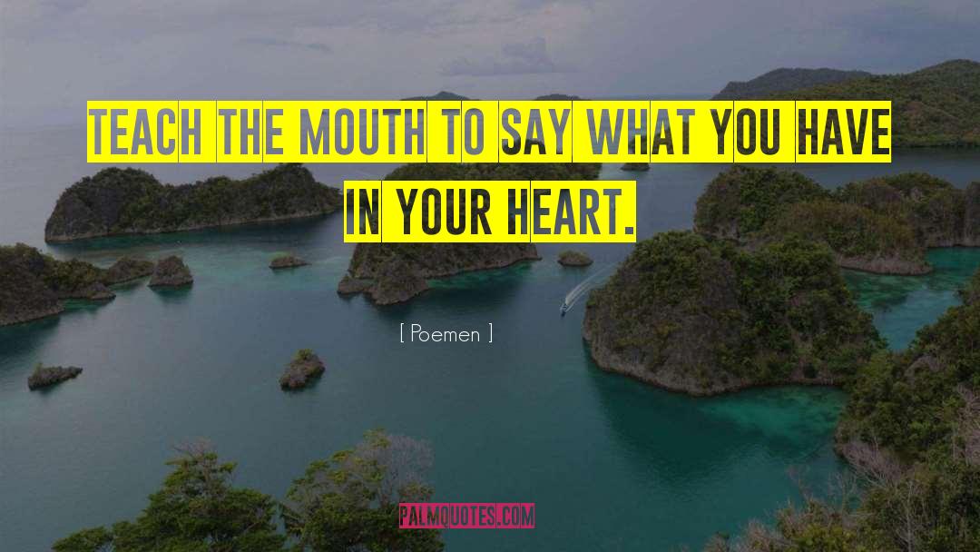 Nourish Your Heart quotes by Poemen