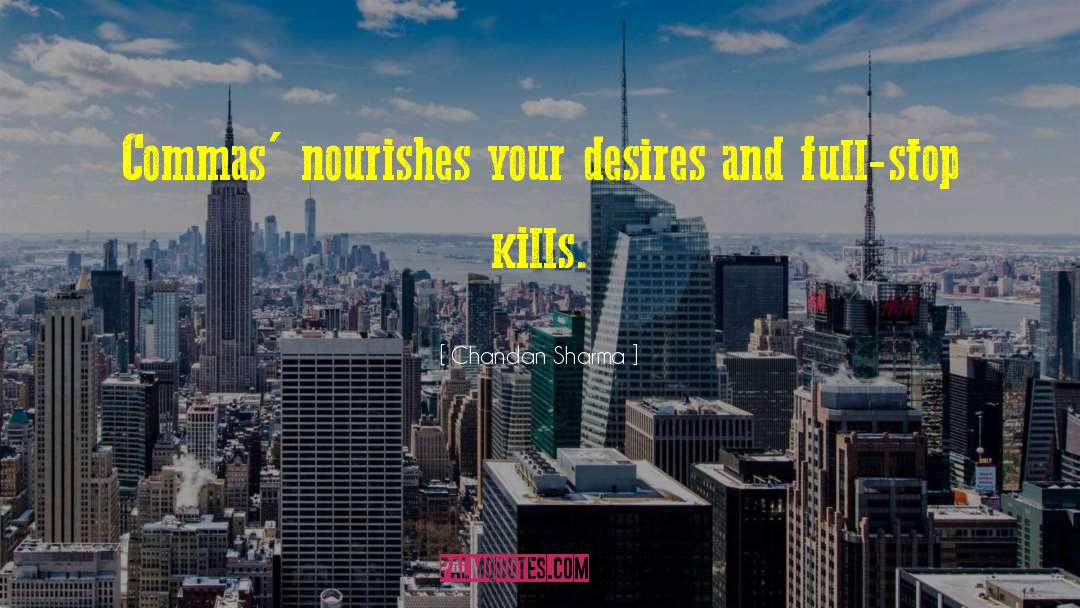 Nourishes quotes by Chandan Sharma