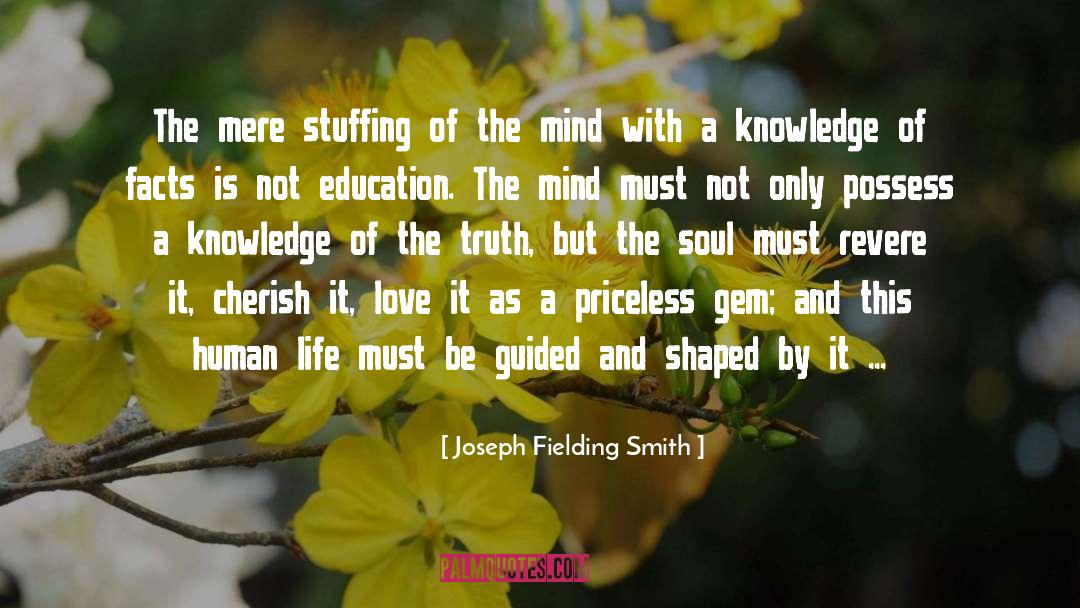 Nourishment Of Soul quotes by Joseph Fielding Smith