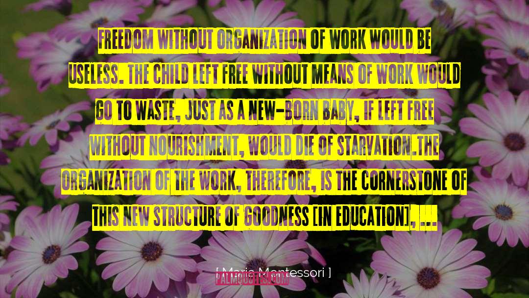 Nourishment quotes by Maria Montessori