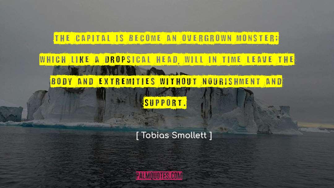 Nourishment quotes by Tobias Smollett