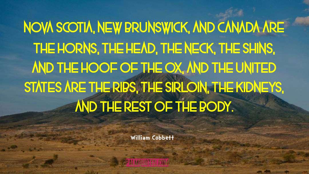 Nova Scotia quotes by William Cobbett