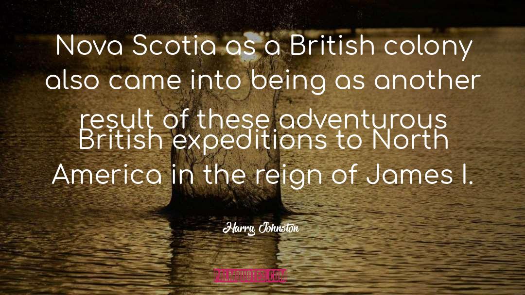Nova Scotia quotes by Harry Johnston